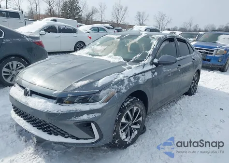 2025 Volkswagen Jetta 1.5T S z USA, uszkodzony, nr VIN 3VW5X7BU2SM102701